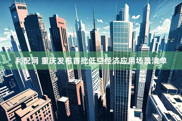 利配网 重庆发布首批低空经济应用场景清单
