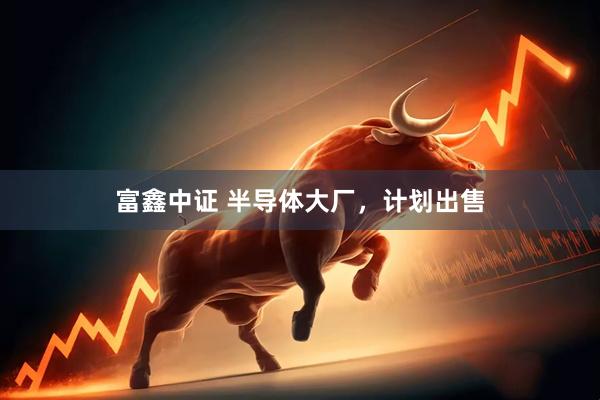 富鑫中证 半导体大厂，计划出售